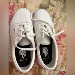 Vans Classic White Leather Sneakers
